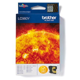 Brother LC980 Geel