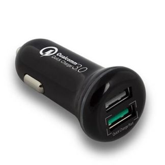 Ewent 2-port Autolader met QC 3.0 - EW1352